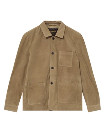 Mos Mosh Gallery - MMGConor Ruskindsjakke - Toasted Coconut